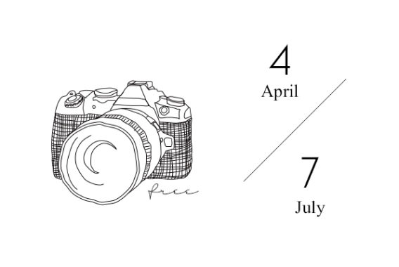 4月から7月撮影無料