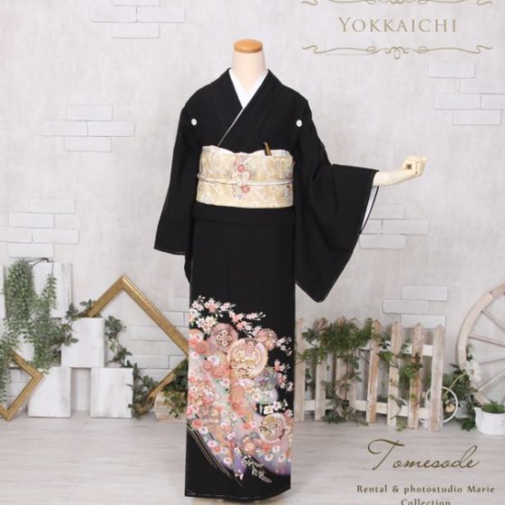 四日市店 黒留袖 T1411 M