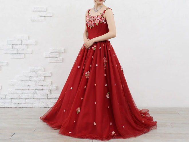 鈴鹿店　カラードレス　W2075　11号