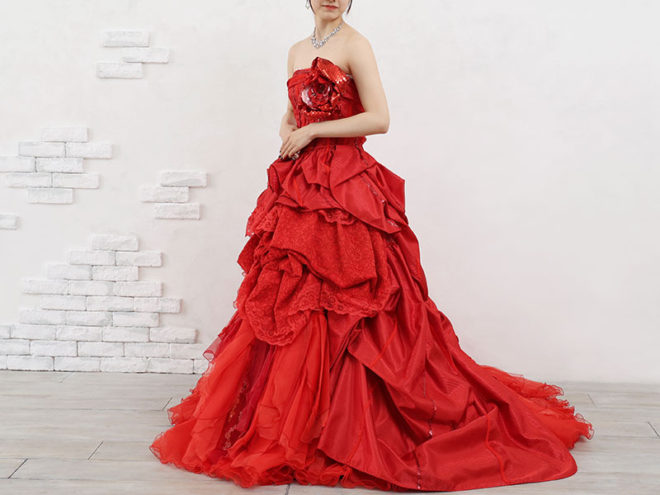 鈴鹿店　カラードレス　W4105　9号