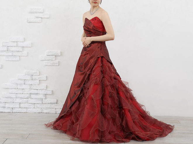 鈴鹿店　カラードレス　W4198　9～11号