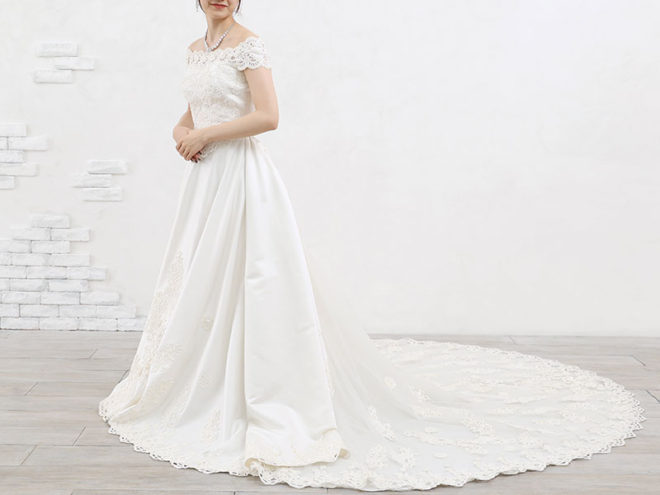 鈴鹿店　ウェディングドレス W2120　7号