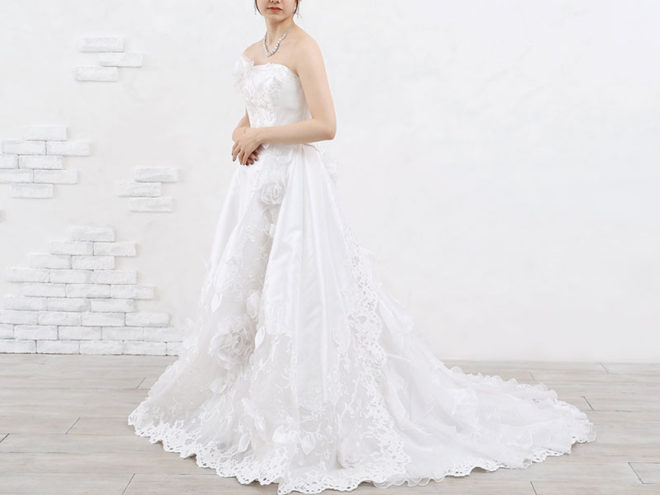 鈴鹿店　ウェディングドレス W2224　7～9号