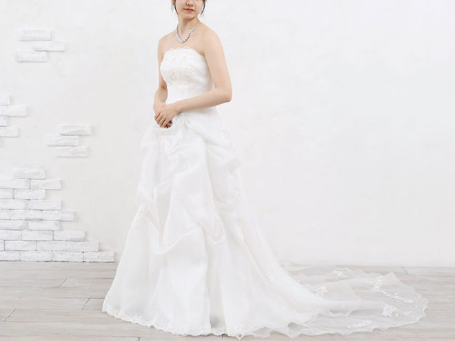 鈴鹿店　ウェディングドレス W4131　8号