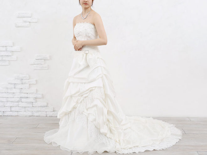 鈴鹿店　ウェディングドレス W4199　11号