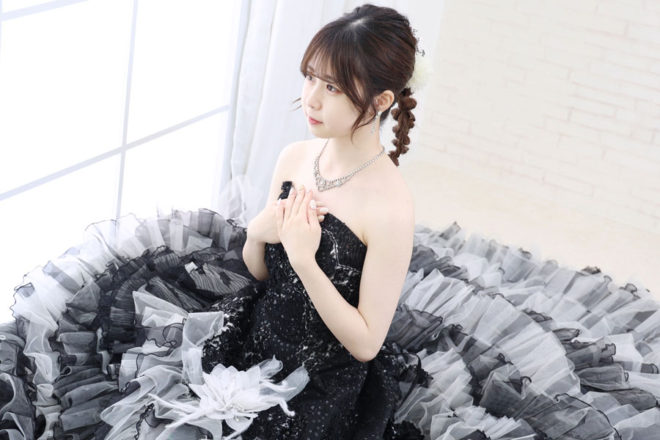 鈴鹿店　成人式前撮り　ドレス撮影