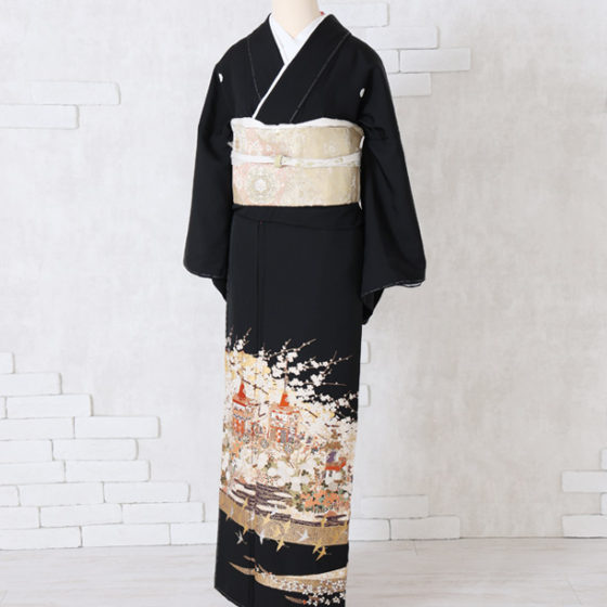 四日市　黒留袖　T1656　MO