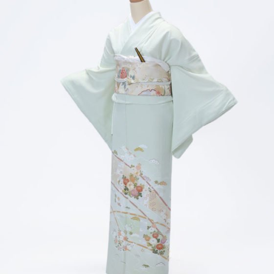 鈴鹿店　色留袖　T1644　L