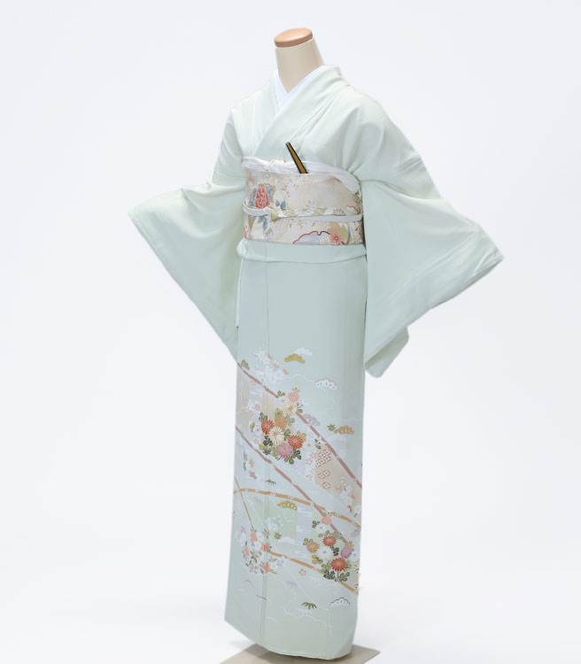 鈴鹿店　色留袖　T1644　L