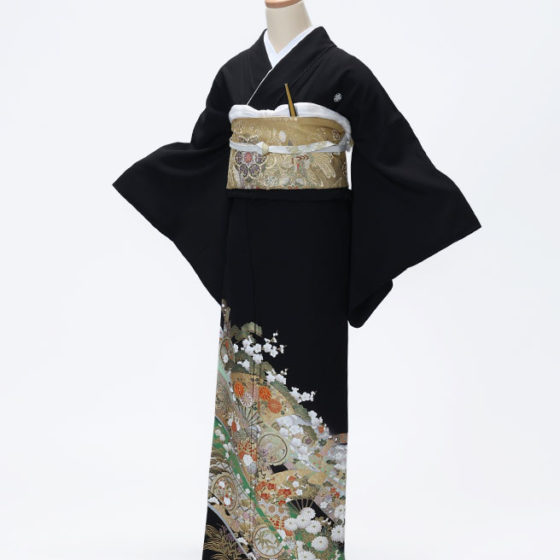 鈴鹿店　黒留袖　T1651　M