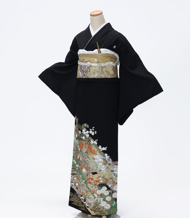 鈴鹿店　黒留袖　T1651　M