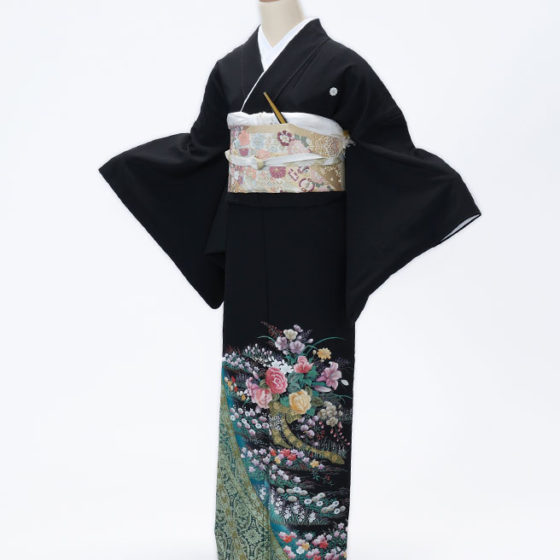 鈴鹿店　黒留袖　T1652　L