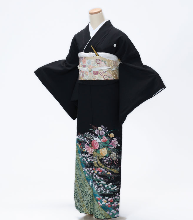 鈴鹿店　黒留袖　T1652　L